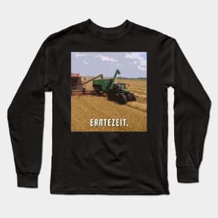 Farmer Motivational Harvest Time Long Sleeve T-Shirt